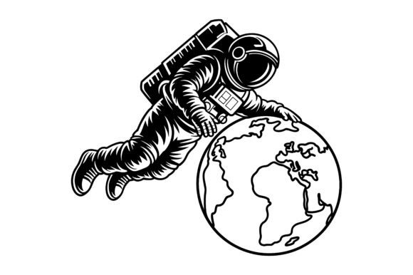 Astronaut Vector Design: High-Quality Digital Asset