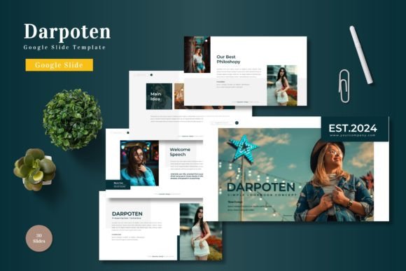 Darpoten - Google Slide Template: Streamline Your Presentation Workflow