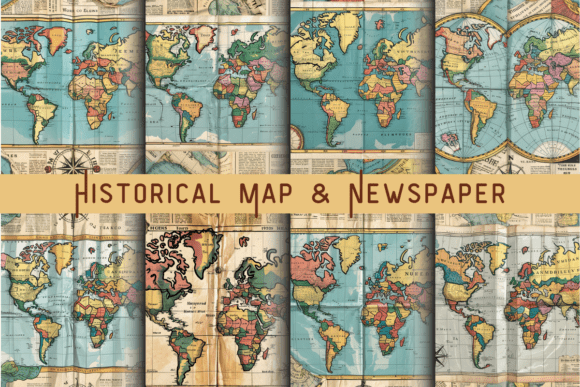 Historical Map Newspaper Junk Journal: A Creative Resource for Enthusiasts