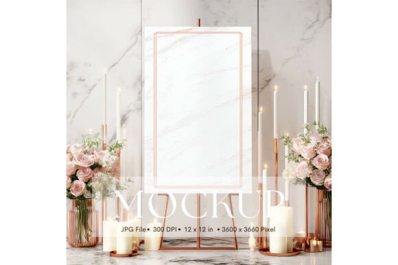 Welcome Sign, Wedding Sign Mockup_190: A Versatile Tool for Creative Presentation