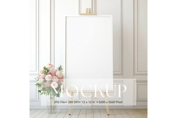 Welcome Sign, Wedding Sign Mockup_228: A Stylish Way to Showcase Your Art