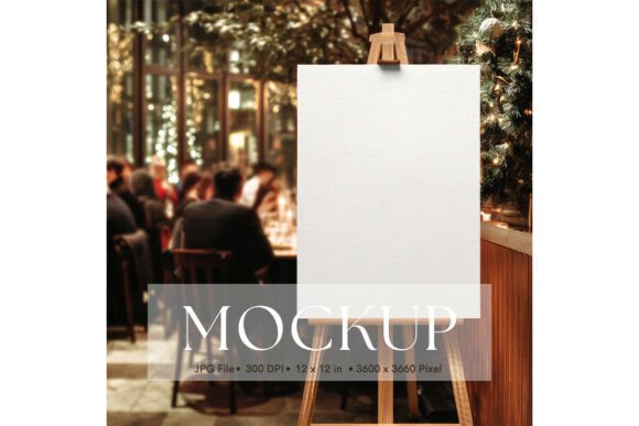Welcome Sign, Wedding Sign Mockup_230