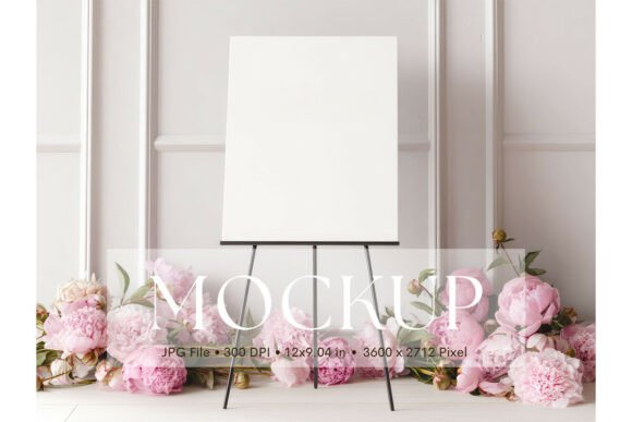Welcome Sign, Wedding Sign Mockup_34: A Stylish Way to Showcase Your Artwork